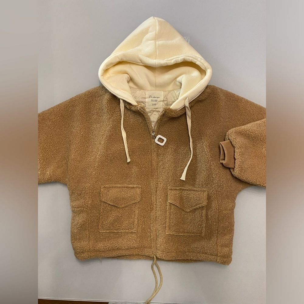 Girls sherpa jacket new